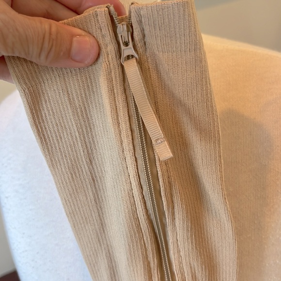 Support Stockings Socks Open Toe Zip Nude - Picture 5 of 5